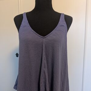 Free People Periwinkle Flowy Tank Top
